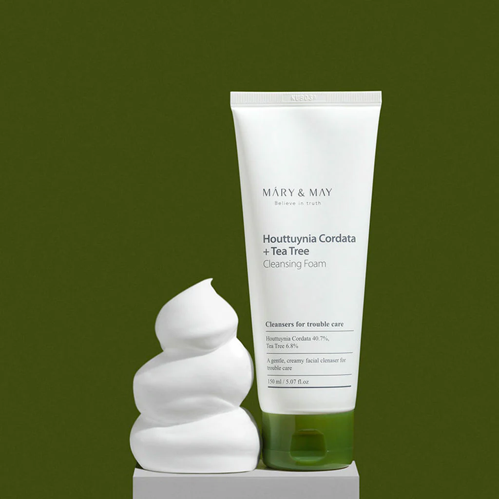 Houttuynia Cordata + Tea Tree Cleansing Foam (150ml) - Image 2