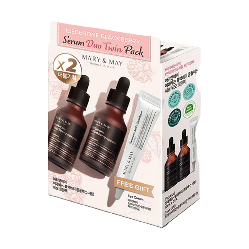 Idebenone + Blackberry Serum Duo Twin Pack