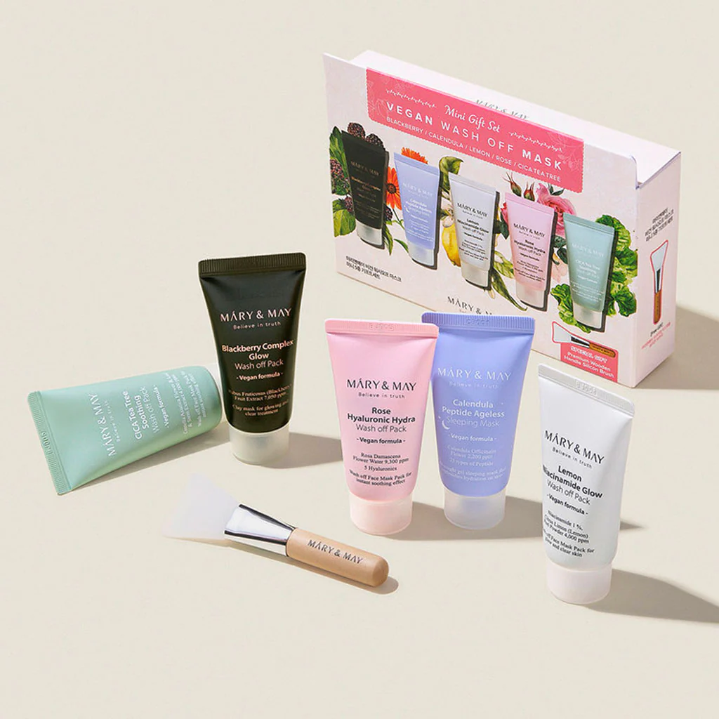 Vegan Wash Off Mask Mini Gift Set - Image 2