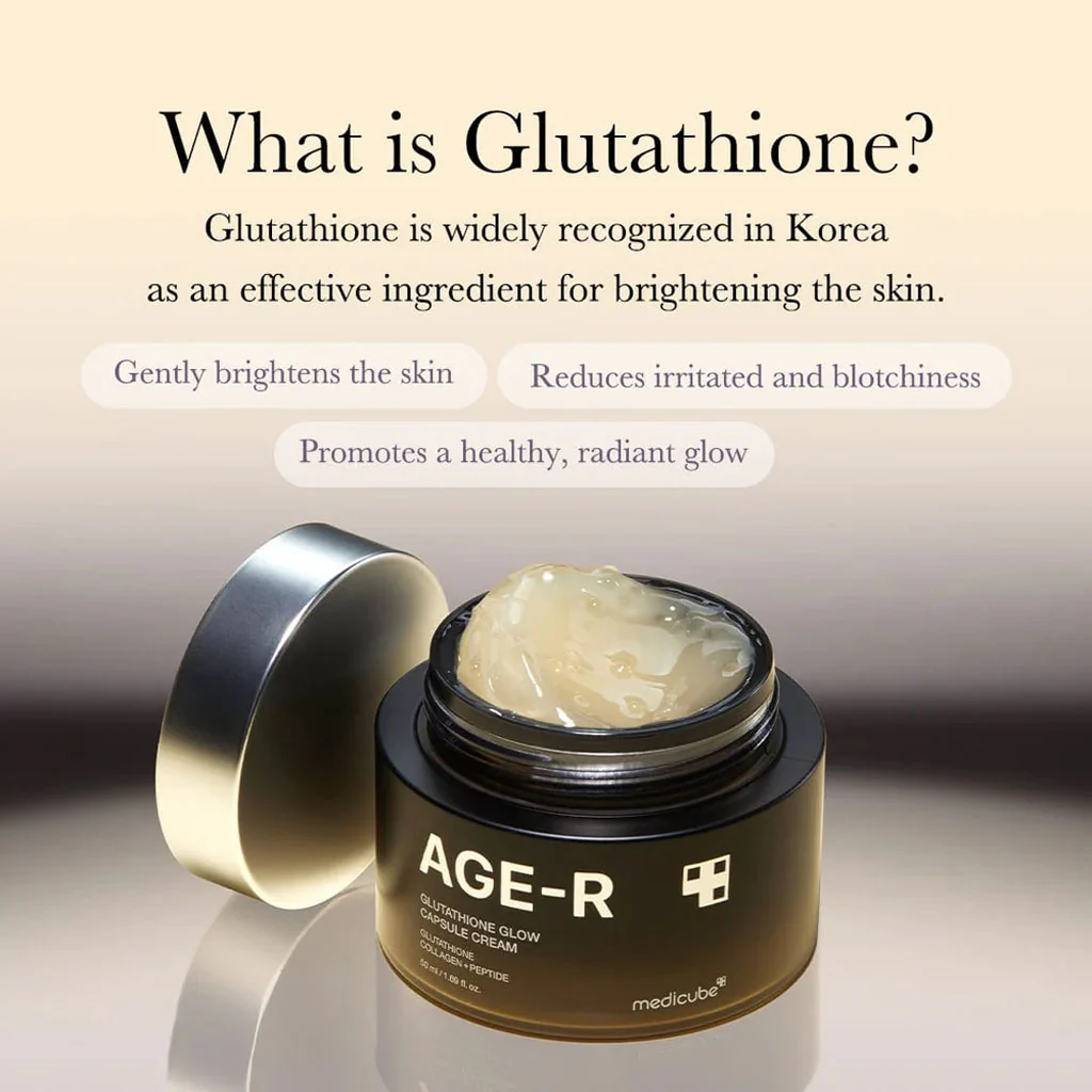 AGE-R Glutathione Glow Capsule Cream (50ml) - Image 2