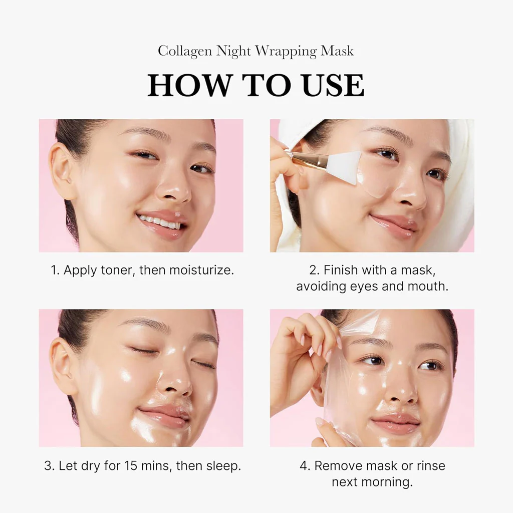 Collagen Night Wrapping Mask (75ml) - Image 3