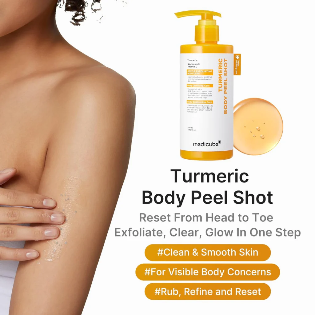 Kojic Acid Turmeric Body Peel Shot (280ml) - Image 2