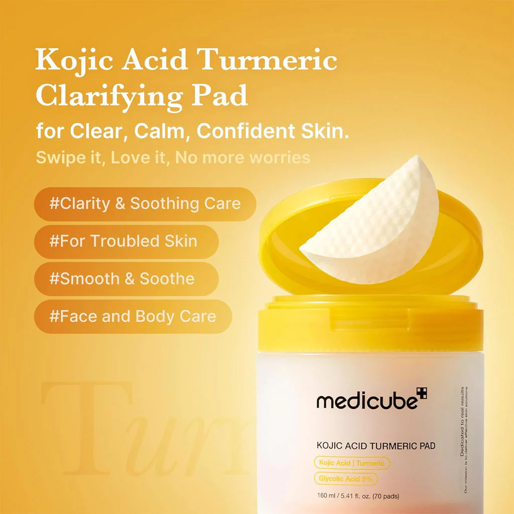 Kojic Acid Turmeric Pad (70pcs) - Image 2