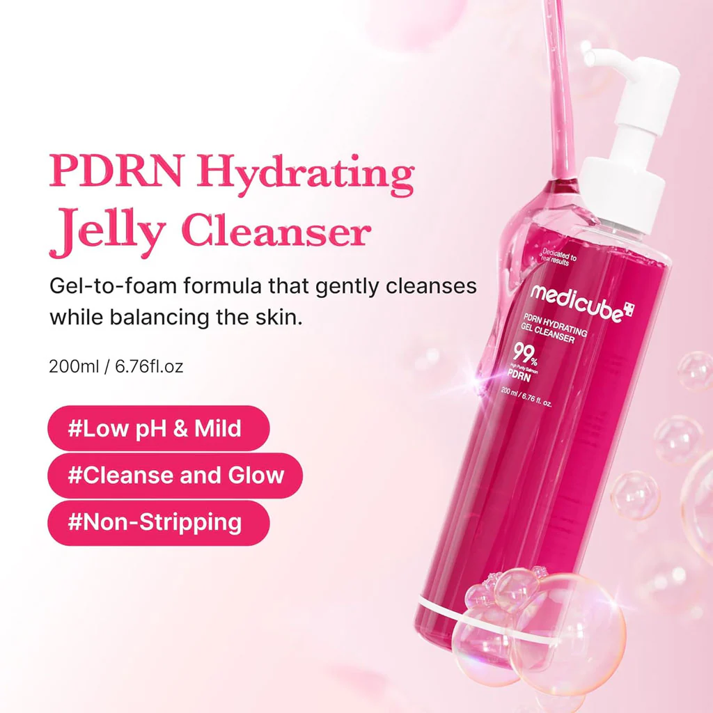 PDRN Hydrating Gel Cleanser (200ml) - Image 2