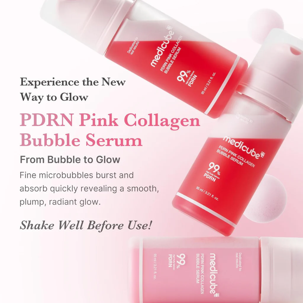 PDRN Pink Collagen Bubble Serum (95ml) - Image 2