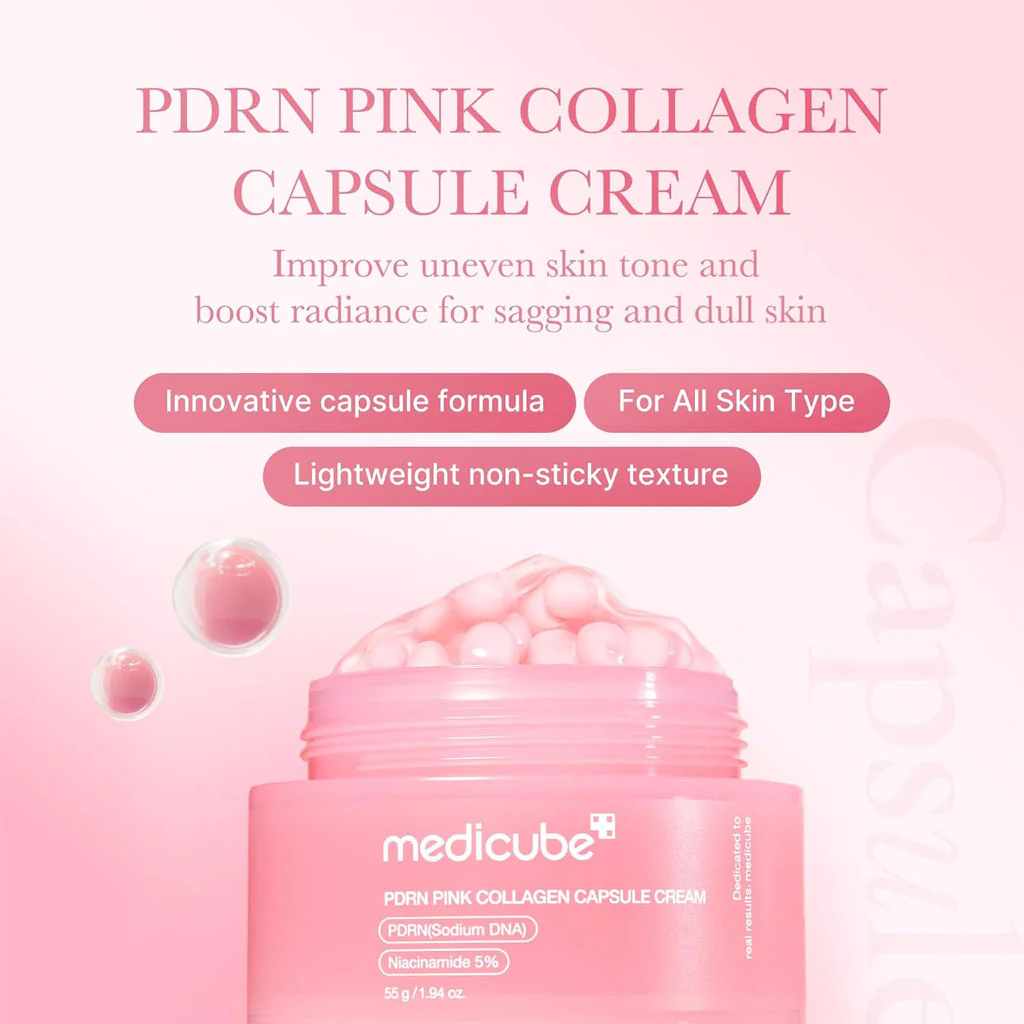PDRN Pink Collagen Capsule Cream (55g) - Image 2