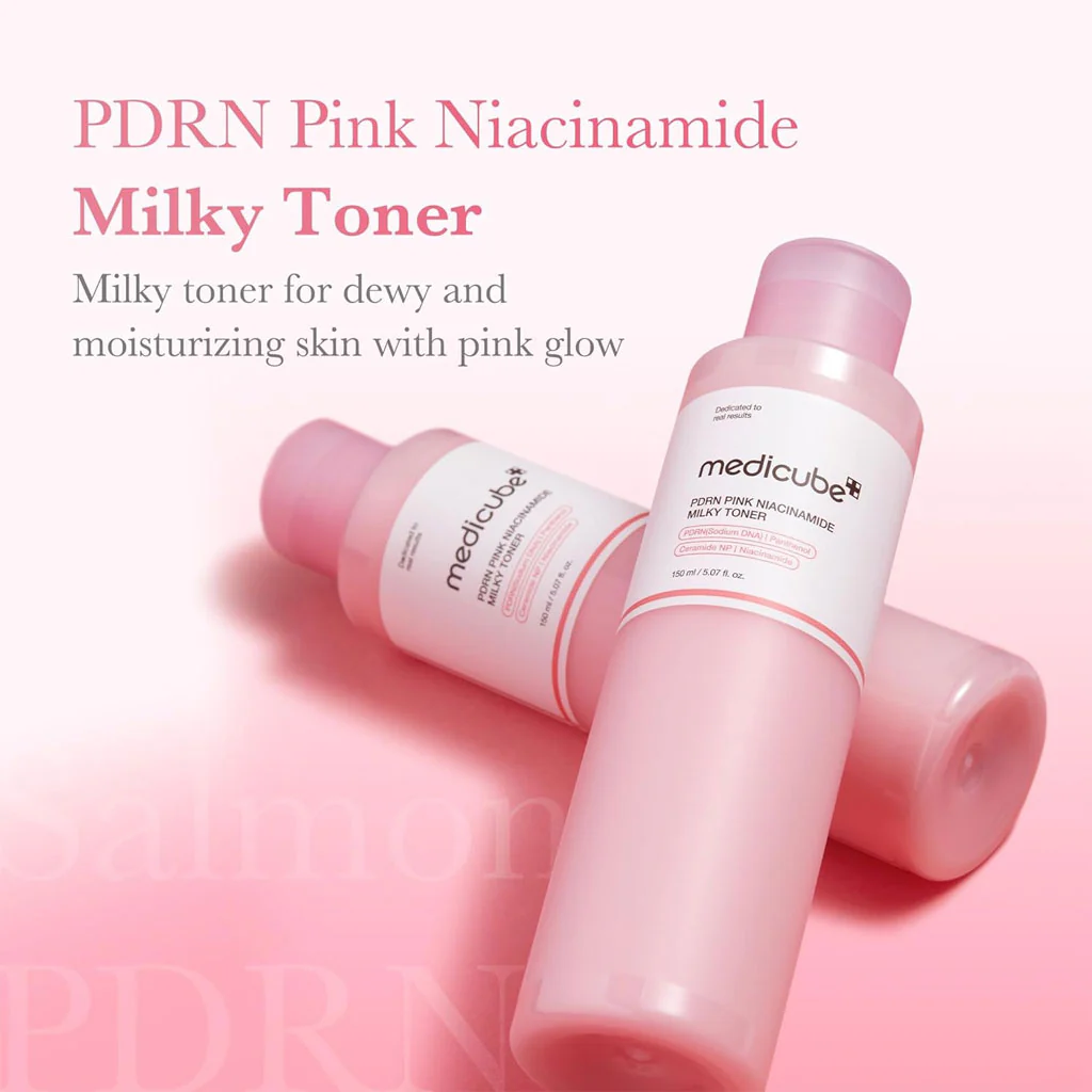 PDRN Pink Niacinamide Milky Toner (150ml) - Image 2