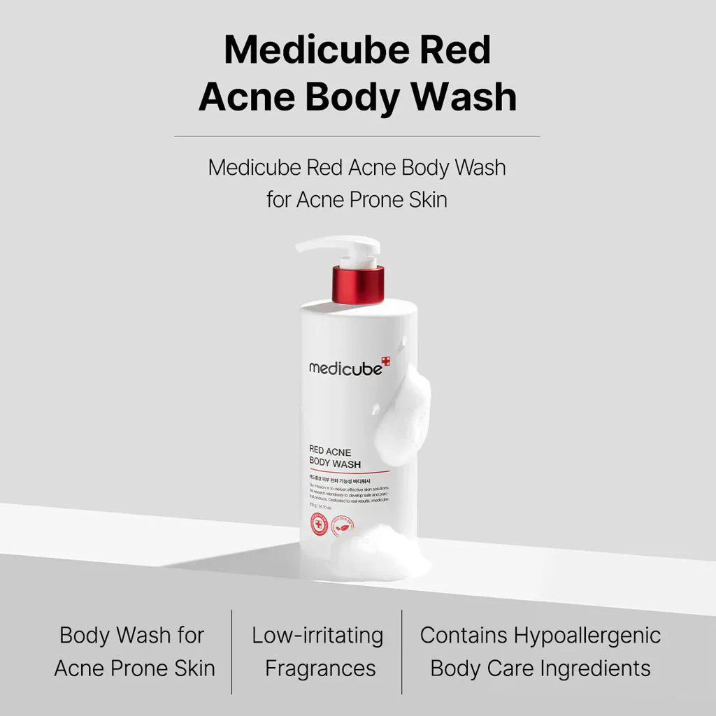 Red Acne Body Wash 2.0 (400ml) - Image 2