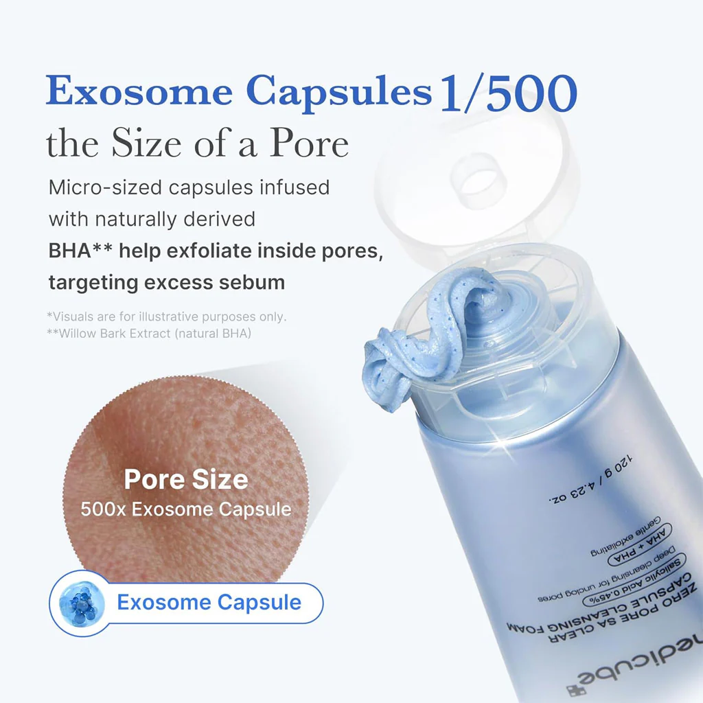 Zero Pore SA Clear Capsule Cleansing Foam (120g) - Image 3