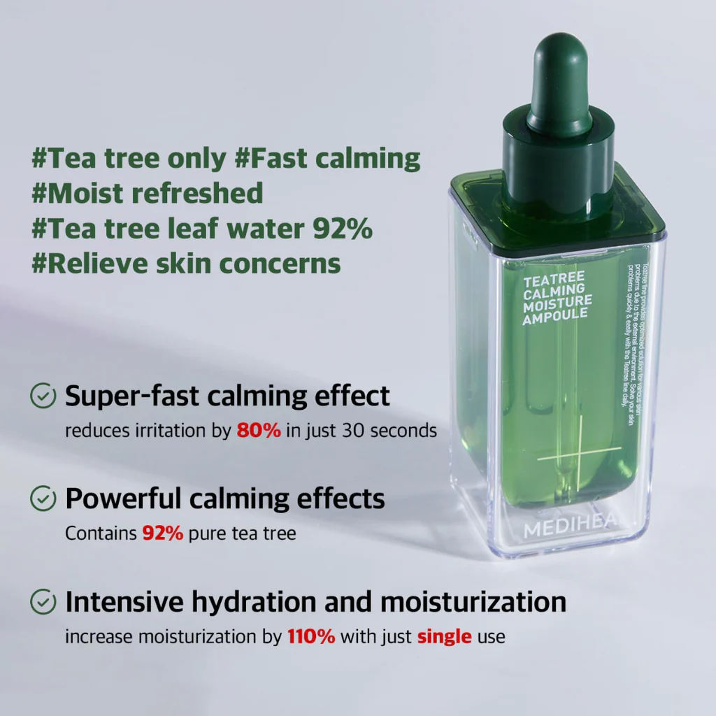 Tea Tree Calming Moisture Ampoule (50ml) - Image 2