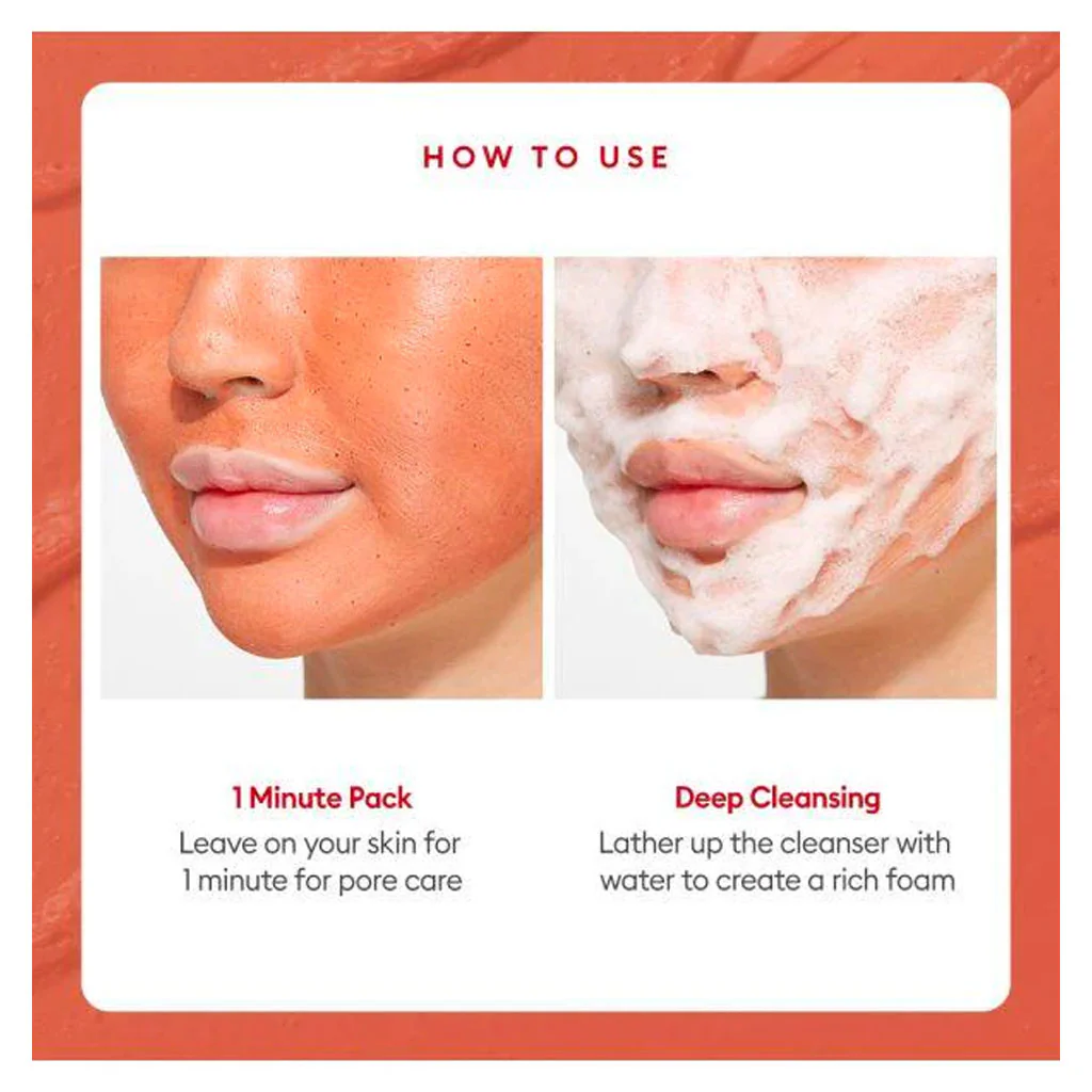 Amazon Red Clay Pore Pack Foam Cleanser - Image 2