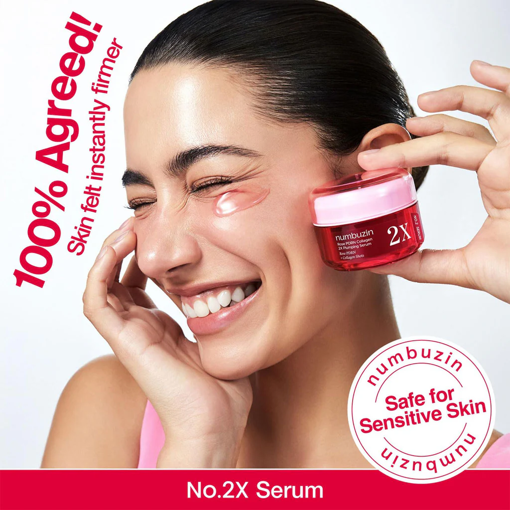 No.2 Rose PDRN Collagen 2X Plumping Serum (30ml) - Image 3