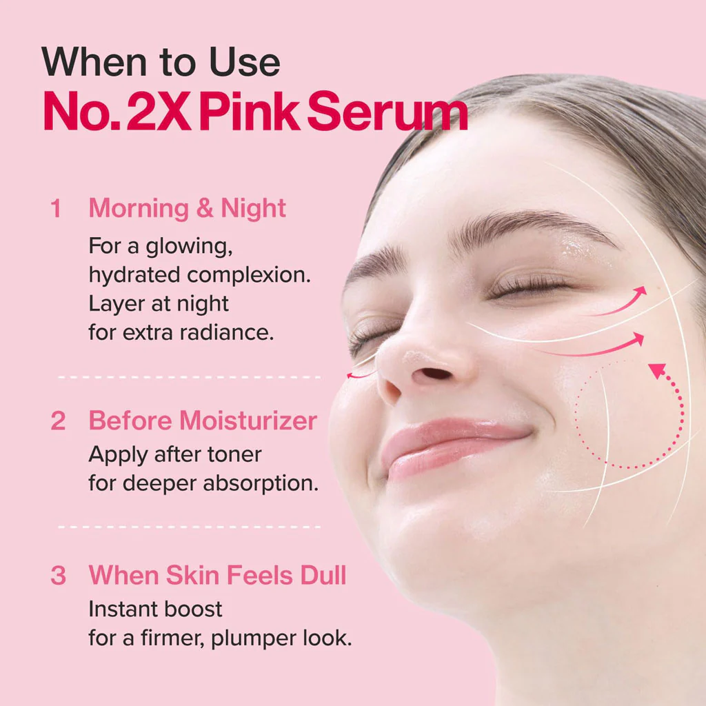 No.2 Rose PDRN Collagen 2X Plumping Serum (30ml) - Image 4