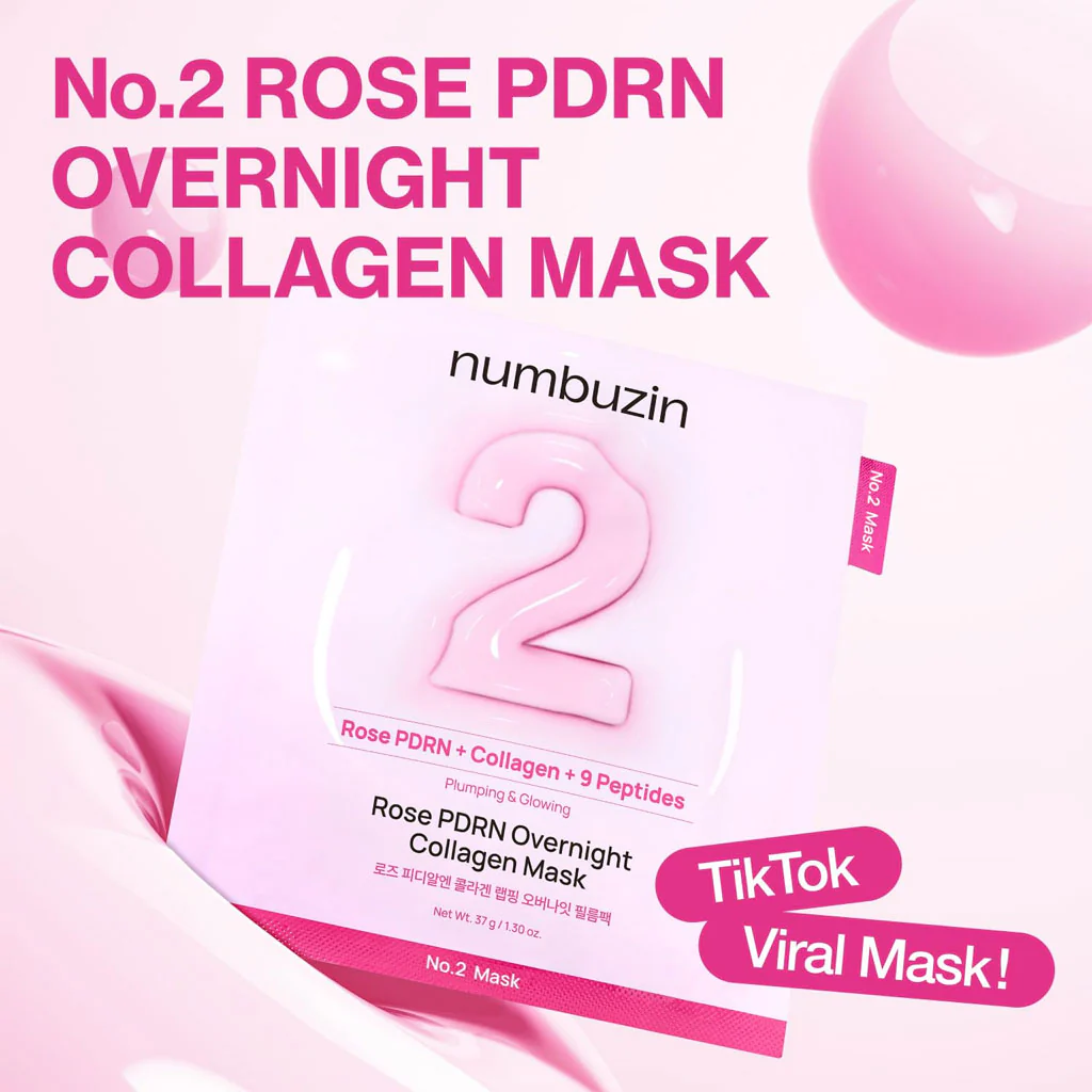 No.2 Rose PDRN Overnight Collagen Mask - Image 2