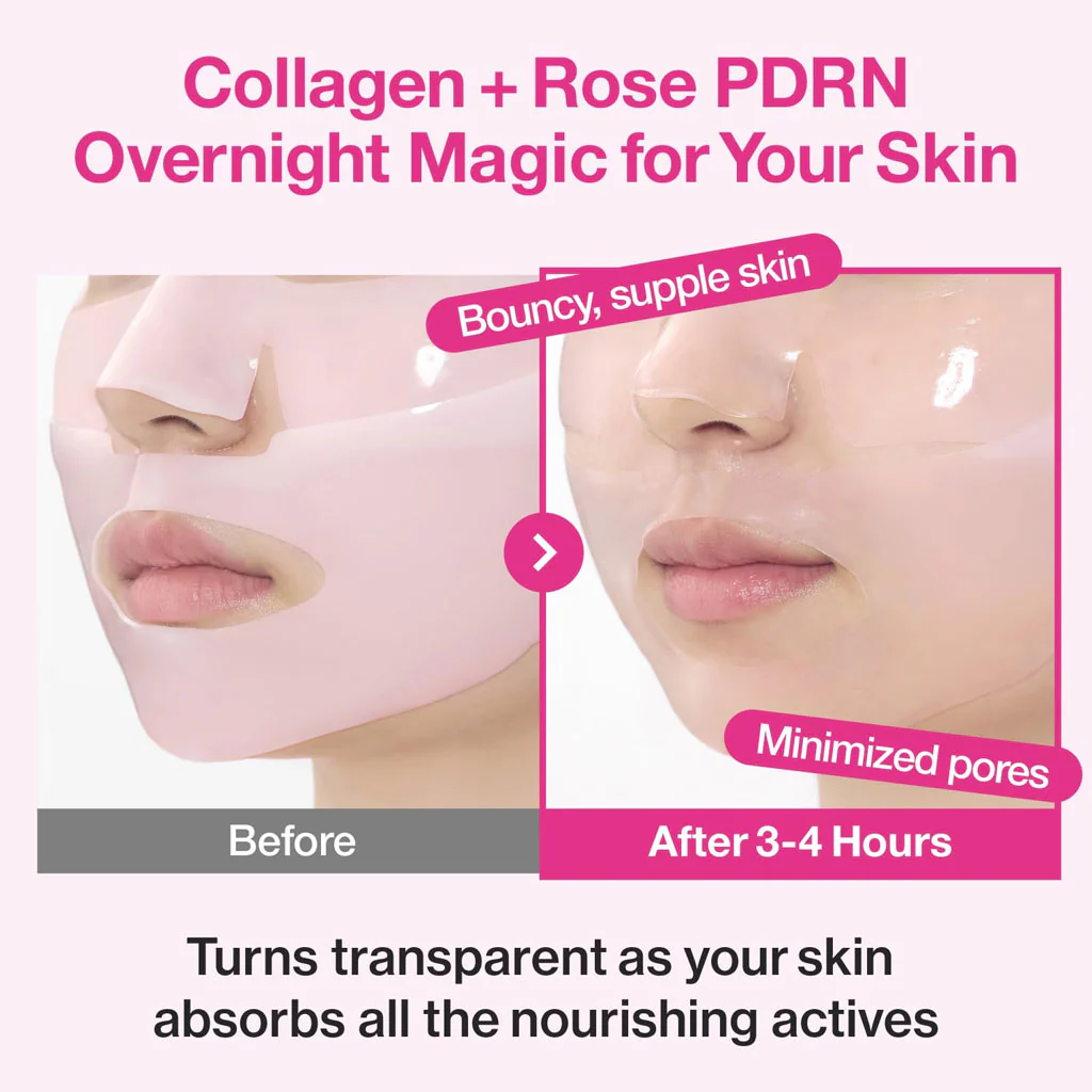 No.2 Rose PDRN Overnight Collagen Mask - Image 3