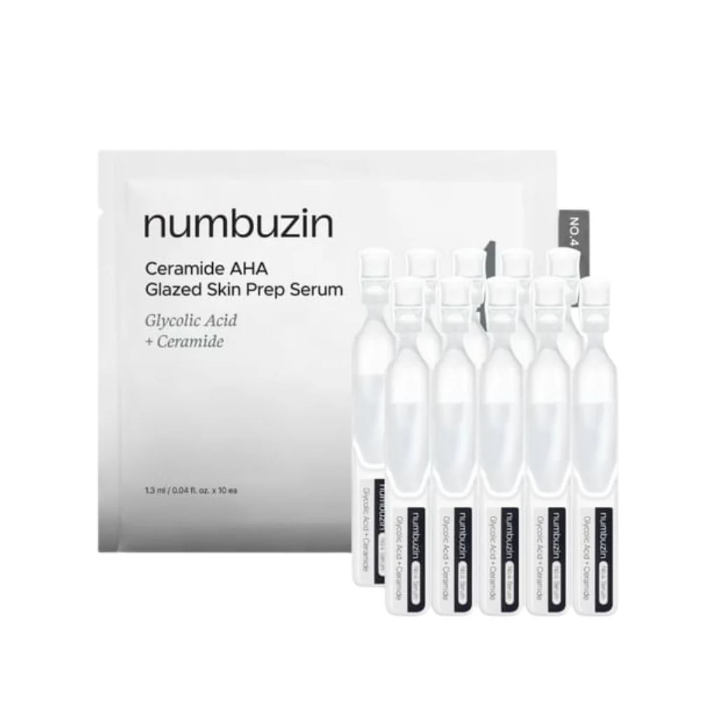 No.4 Ceramide AHA Glazed Skin Prep Serum (1.3ml x 10ea)