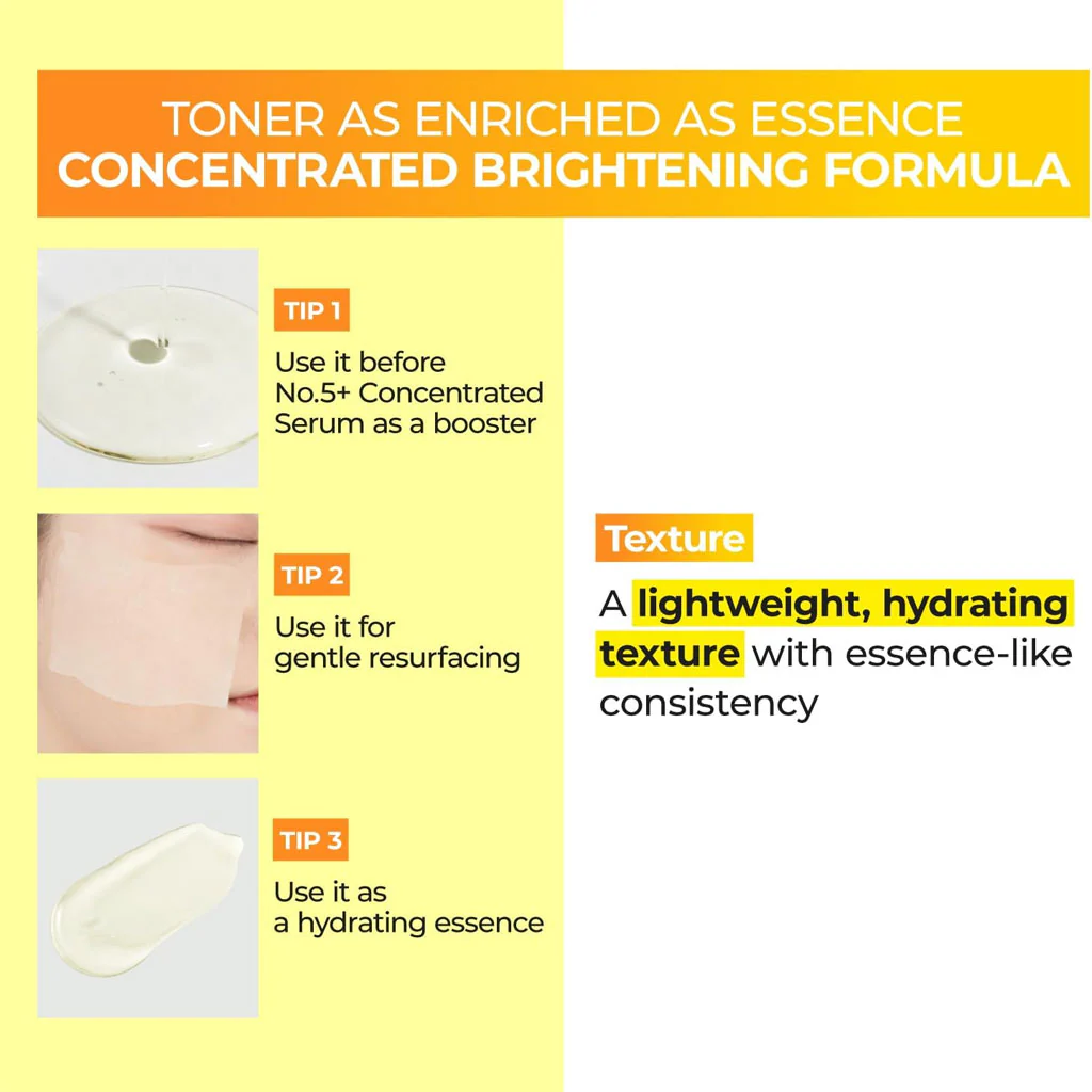 No.5 Vitamin Boosting Essential Toner (200ml) - Image 4