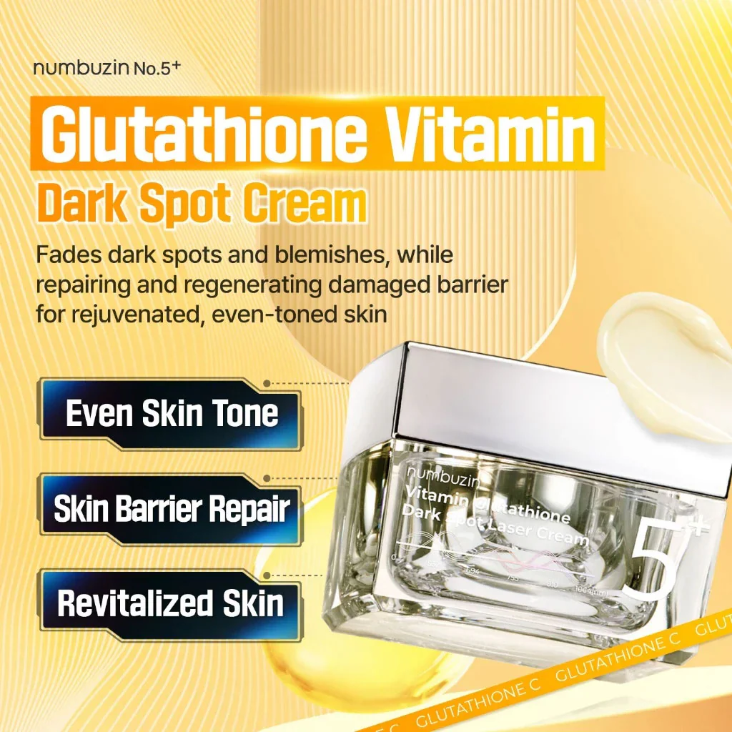 No.5 Vitamin Glutathione Dark Spot Laser Cream (50ml) - Image 2