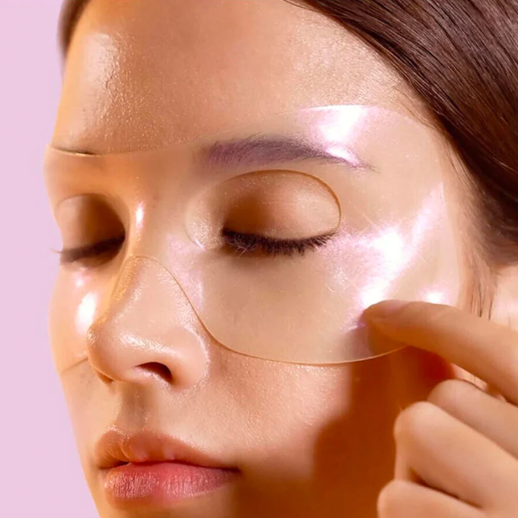 Aura Quartz Hydrogel Eye Zone Beauty Mask (Iridescent Lavender) - Image 2
