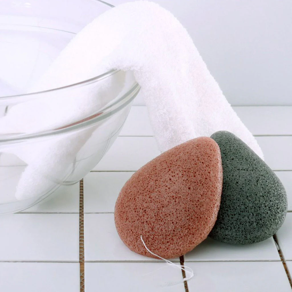 Jeju Volcanic Scoria Konjac Sponge - Image 2