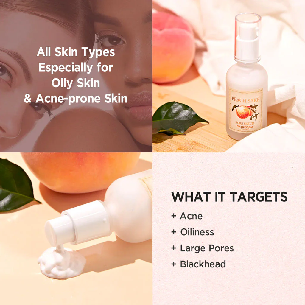 Peach Sake Pore Serum - Image 2