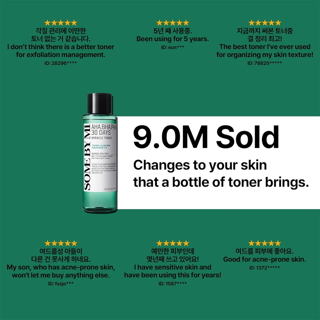 AHA BHA PHA 30 Days Miracle Toner (150ml) - Image 4