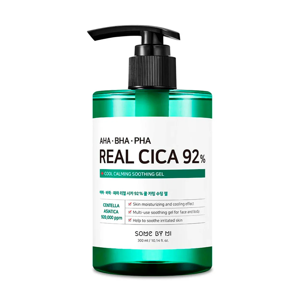 AHA BHA PHA Real Cica 92% Cool Calming Soothing Gel