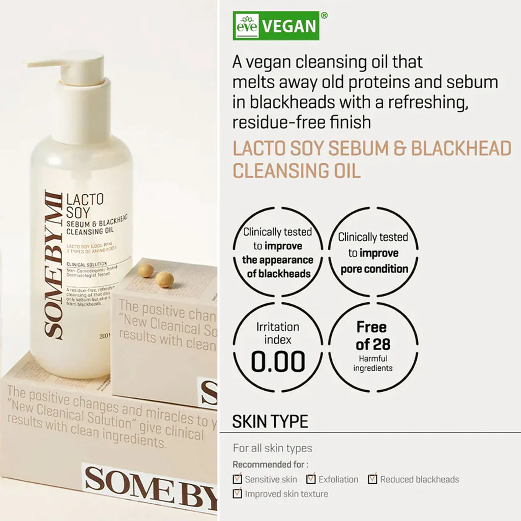 Lacto Soy Sebum & Blackhead Cleansing Oil - Image 2