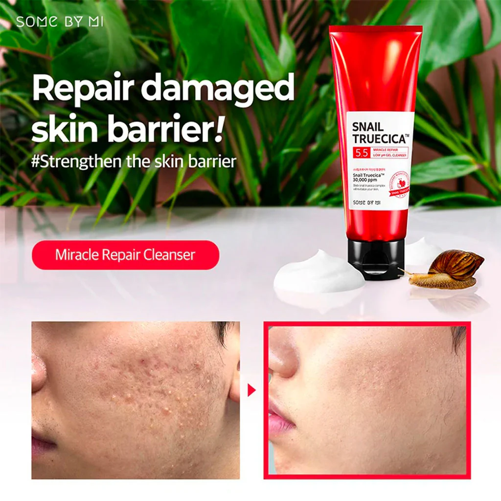 Snail Truecica Miracle Repair Low pH Gel Cleanser - Image 2