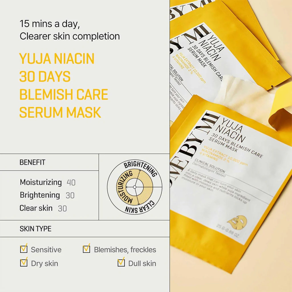 Yuja Niacin 30 Days Blemish Care Serum Mask - Image 2