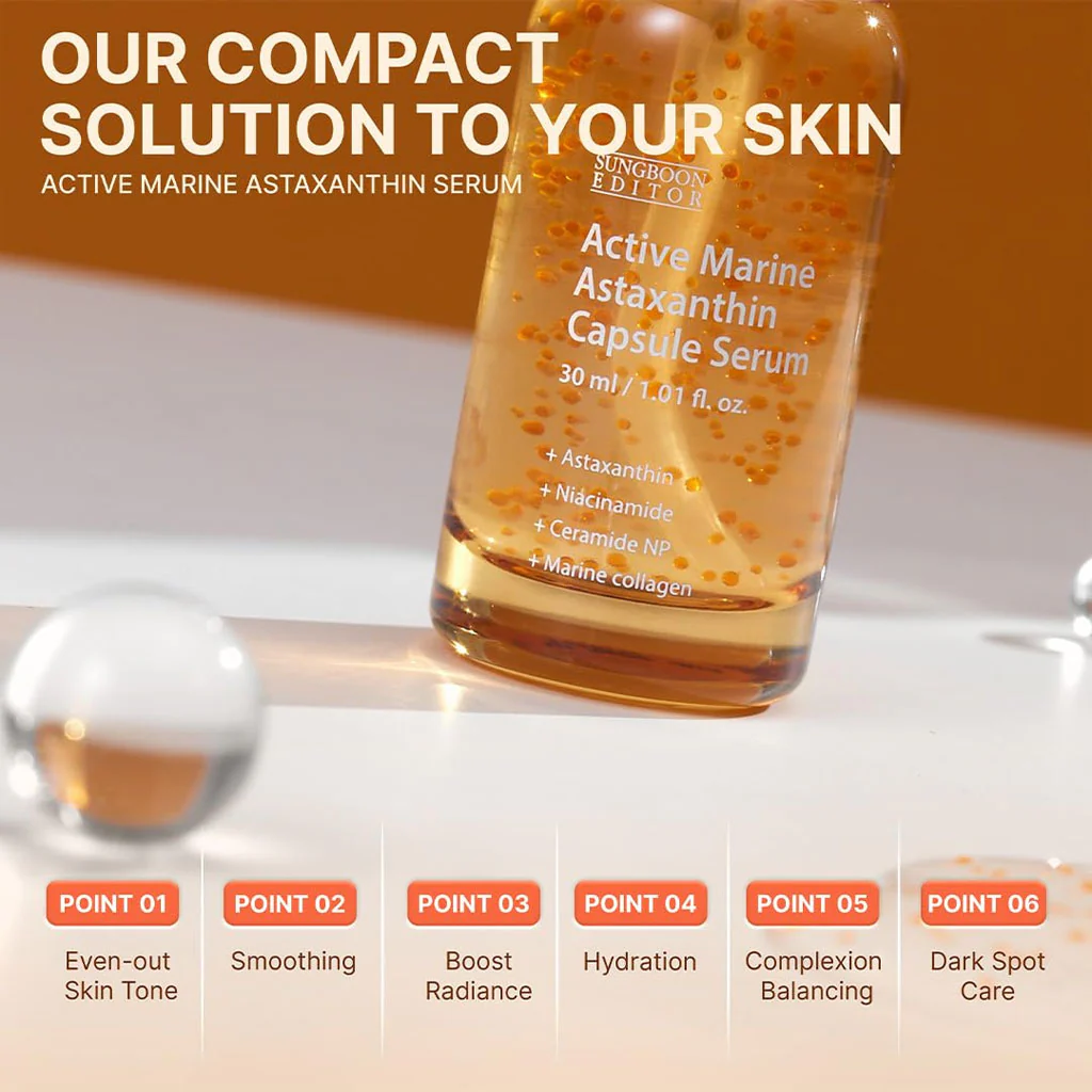 Active Marine Astaxanthin Capsule Serum - Image 3