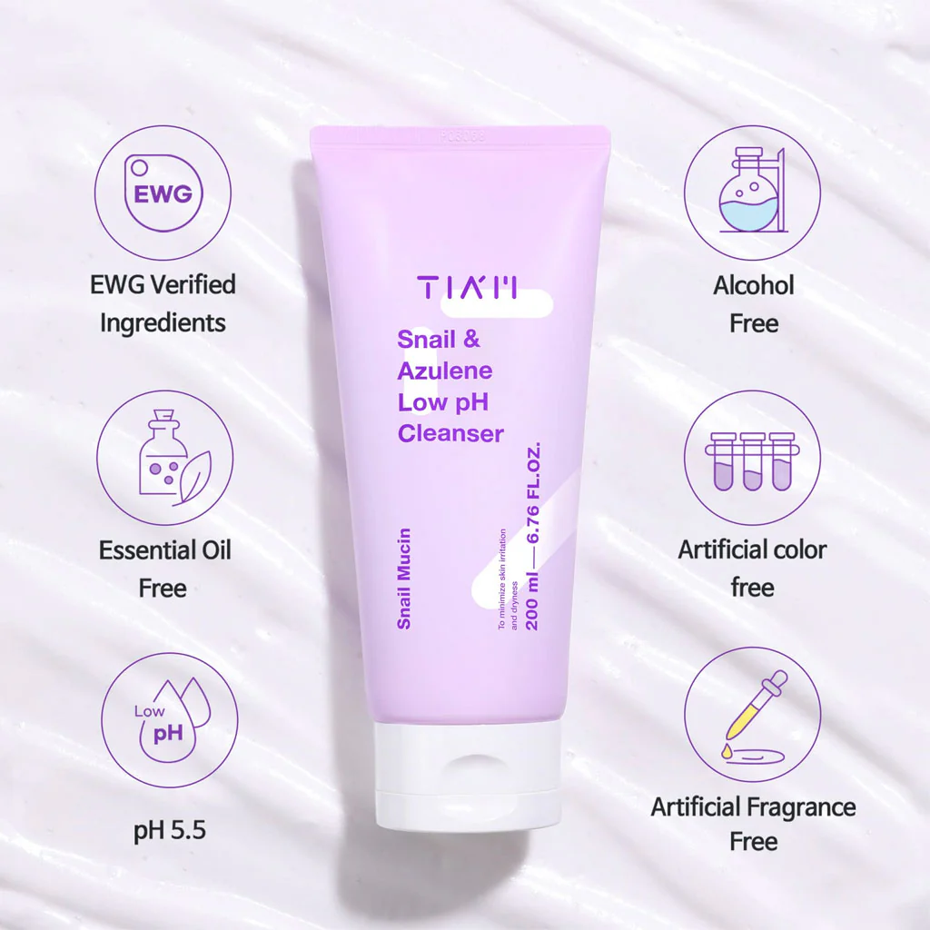 Snail & Azulene Low pH Cleanser - Image 2