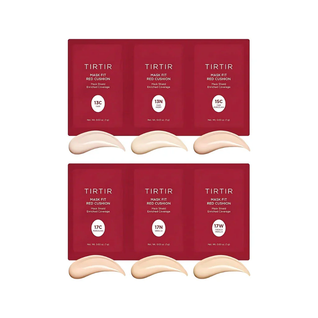 Mask Fit Red Cushion 6 Shade Trial Kit