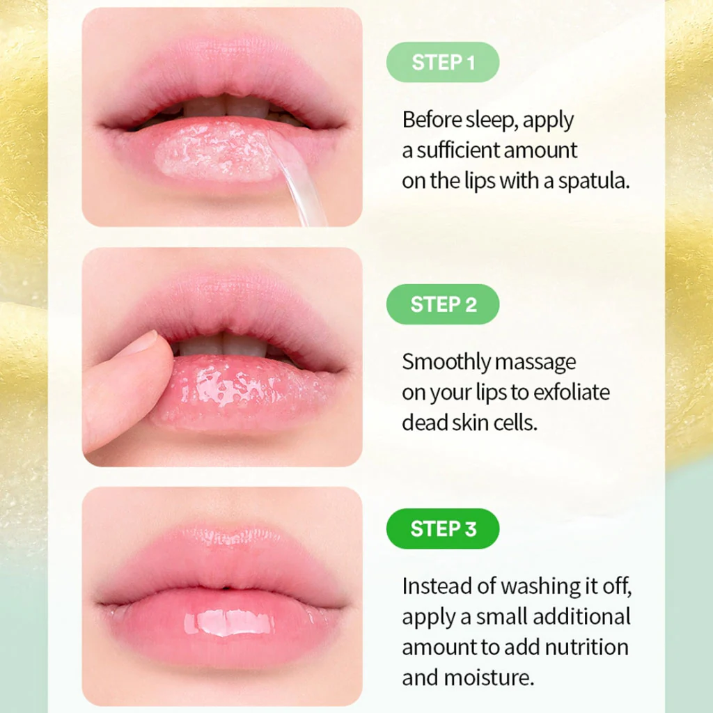 Lemon Sugar Scrub Lip Mask (20ml) - Image 5