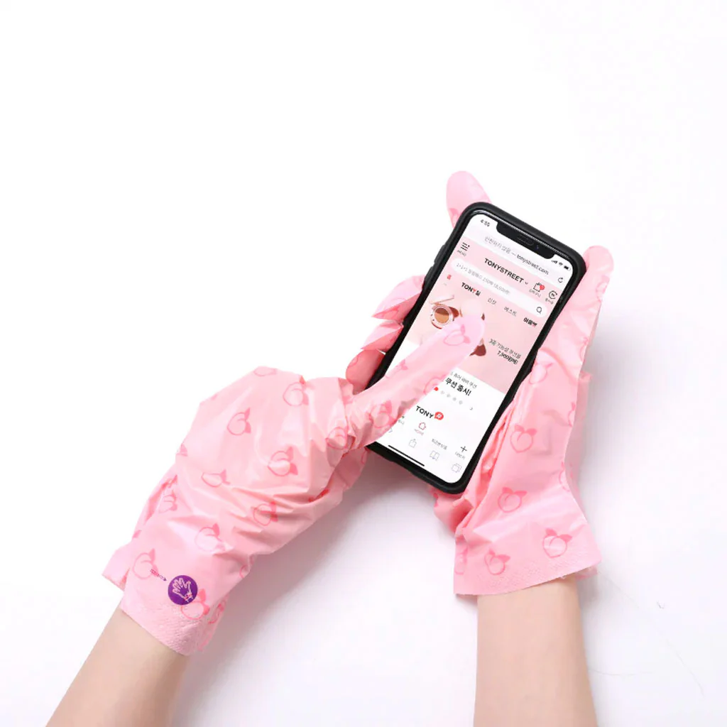 I'm Lovely Peach Hand Mask - Image 3