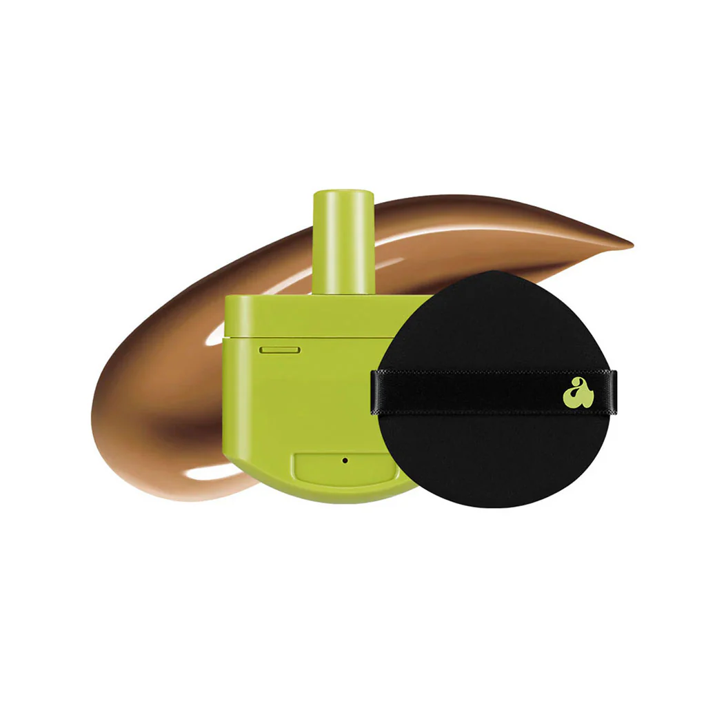 Satin Wear Healthy-Green Cushion Re-Feel + Puff - Image 21